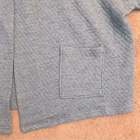 Marla Wynne Oversized Quilted Ottoman Jacket NEW Womens Large Sage Blue Green - Picture 8 of 11